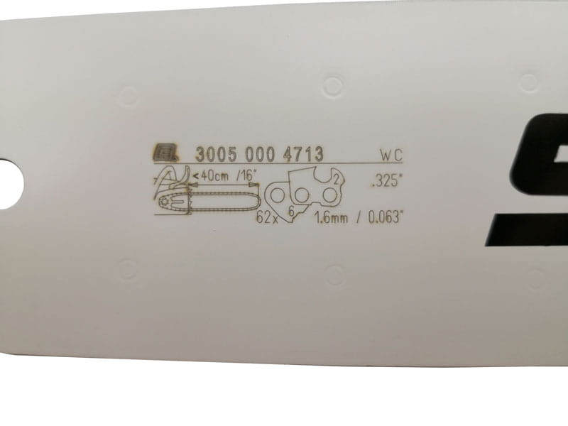 Oznaczenie prowadnicy STIHL Rollomatic E 40cm